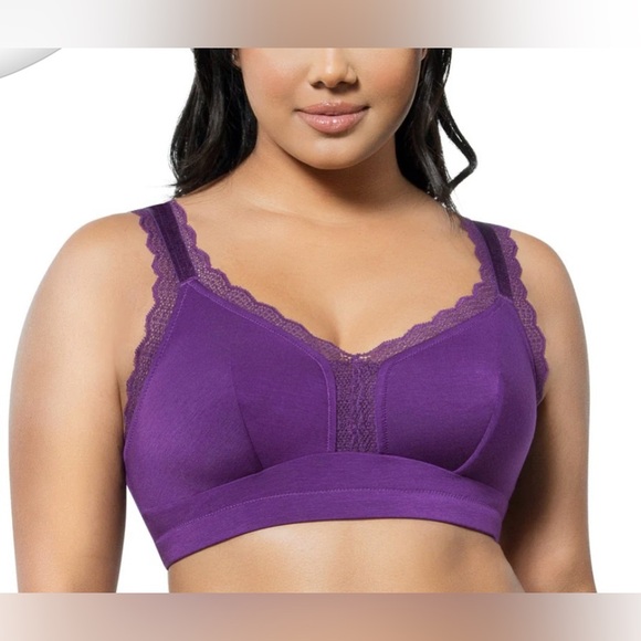 DALIS WIRE FREE BRALETTE - AMETHYST 36D, never worn - Picture 4 of 5